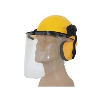 Set pentru protecţia capului,feţei ,ochilor si auzului (Oţel,Furtună)