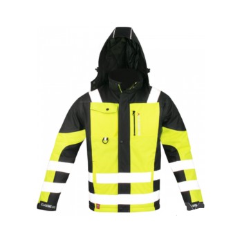 Jachetă galbenă de iarnă CLASSIC-VIS OXFORD